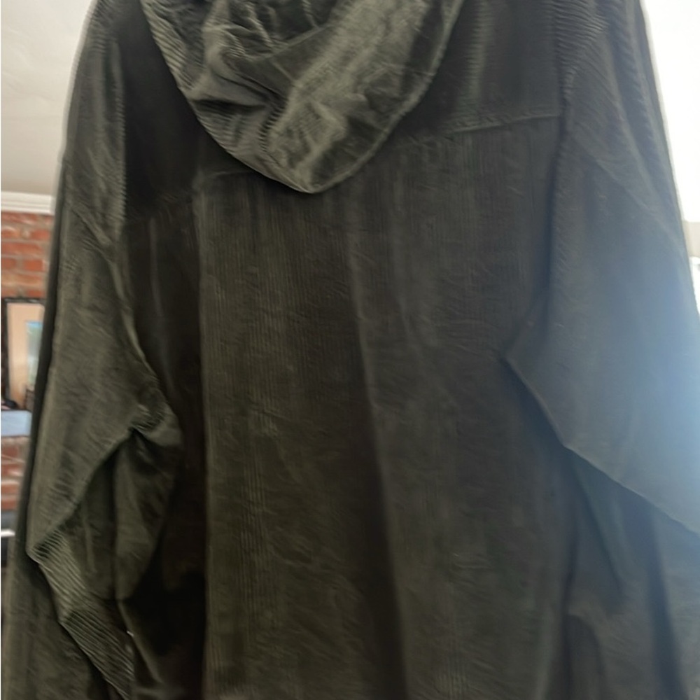 Dark Green Hooded Jacket